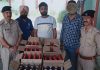 शराब की 96 बोतलों के साथ एक व्यक्ति गिरफ्तार पुलिस टीम को मिली बड़ी सफलता