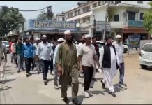 सोशल मीडिया पर भड़काऊ और अभद्र भाषा पर रोष व्याप्त मुस्लिम समाज ने पावटा एसडीएम कार्यालय तक निकाली रैली दिया ज्ञापन