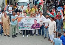 मनीष तोमर ने निकाली तिरंगा यात्रा के बहाने किया शक्ति प्रदर्शन हज़ारों लोग हुए शामिल*