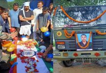 तिरंगे में लिपटकर घर पहुंची हिमाचल के जवान की पार्थिव देह शहादत को लगे लगाया हिमाचल के लाल