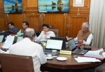 हिमाचल प्रदेश मंत्रिमंडल के निर्णय