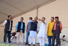 कश्यप ने किया अमित शाह विजिट के लिए मैदान का निरीक्षण