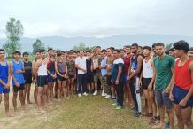 सेंन वाला ग्राउंड में जिला सैनिक बोर्ड के डिप्टी डायरेक्टर ने किया आर्मी प्री भर्ती का शुभारंभ सेन वाला पंचायत के अंतर्गत प्री आर्मी रैली का आयोजन