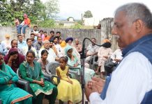 वर्तमान प्रदेश सरकार पांवटा विस में पेयजल समस्या के स्थाई निराकरण के लिए प्रयासरत – सुख राम चौधरी