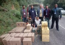 पुलिस ने किया शराब का बड़ा जखीरा बरामद…आरोप…पिता पुत्र कर रहे थे तस्करी…मामला दर्ज