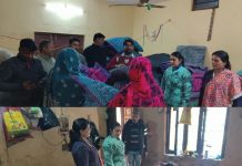 मेरा गांव मेरा देश एक सहारा संस्था द्वारा संचालित खुशियों का बैंक माजरा में जरूरतमंद परिवारों के लिए जमा हुए रजाई गद्दे