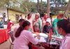 कटासन देवी मदिर में 150 भक्तों की हुई मुफ्त स्वास्थ्य जाँच शिविर