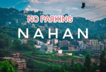 ओल्ड पोस्ट ऑफिस से महलात घाटी नाहन “नो पार्किंग जोन” घोषित