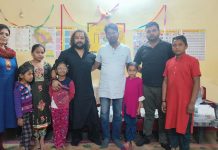 पांवटा साहिब के सुप्रसिद्ध कलाकार अतिकांत वर्मा पहुंचे खुशियों का बैंक