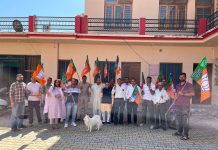 भारतीय जनता पार्टी के 43वें स्थापना दिवस को पाँवटा साहिब मंडल के कार्यकर्ताओं ने हर बूथ व ग्राम केंद्र पर हर्षोल्लास के साथ मनाया गया