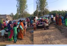 मेरा गांव मेरा देश एक सहारा संस्था ने लेबर कॉलोनी एरिया में जाकर वितरित किए कपड़े
