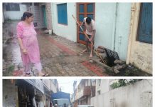 पहली बारिश में खुली माजरा पंचायत की पोल