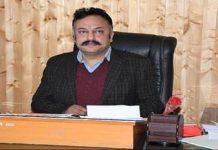 शिक्षा मंत्री रोहित ठाकुर भारी बारिश के कारण हुये नुकसान का जायजा लेने के लिए सिरमौर प्रवास पर