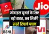 सस्ते रिचार्ज प्लान लॉन्च करने होंगे
