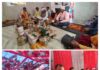 सूरजपुर स्थित न्यू शिवा कॉलोनी में चल रही देवी भागवत के तीसरे दिन लोकप्रिय विधायक सुखराम चौधरी ने कलश स्थापना कर किया पूजन