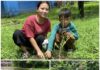 भूपपुर में अनोखी पहल संभोटा तिब्बती प्राइमरी स्कूल में मातृ सम्मान के लिए वृक्षारोपण