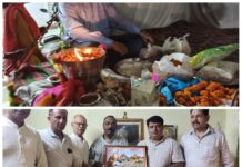 रामलीला मंचन का शुभारंभ वाल्मीकि तीर्थ से आई अखंड जोत के पूजन के साथ