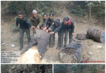 खारा के जंगलों में अवैध शराब पर दूसरी दिन भी बड़ी कार्रवाई