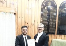 भीम आर्मी लोकसभा शिमला प्रभारी सुरेन्द्र सिंह धर्मा बने एडवोकेट