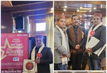 पांवटा साहिब से शिक्षा के क्षेत्र में उल्लेखनीय कार्य और निस्वार्थ सेवा के लिए बड़ी उपलब्धि