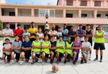 राज्य स्तरीय बास्केटबाला प्रतियोगिता के लिए जी एन एम पी एस पौंटा साहिब की टीम तैयार