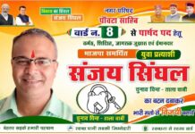वार्ड नंबर 8 में संजय सिंघल की मेहनत रंग ला रही, जीत की चर्चा तेज