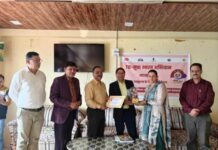 नई सोच नई ऊर्जा नया विकास ग्राम पंचायत मिल्लाह को मिला ‘टीबी मुक्त पंचायत’ का गौरव, कांस्य पदक से सम्मानित
